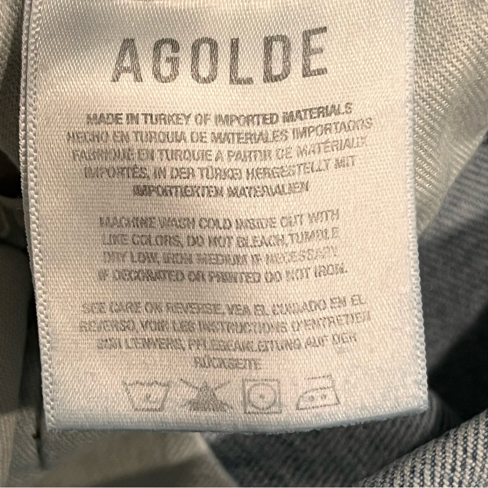 Agolde Nico High Rise Distressed Skinny Ankle Jeans Women’s size 31 - Picture 14 of 16